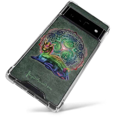 Brigid Ashwood Celtic Dragon Google Pixel 6 Clear Case